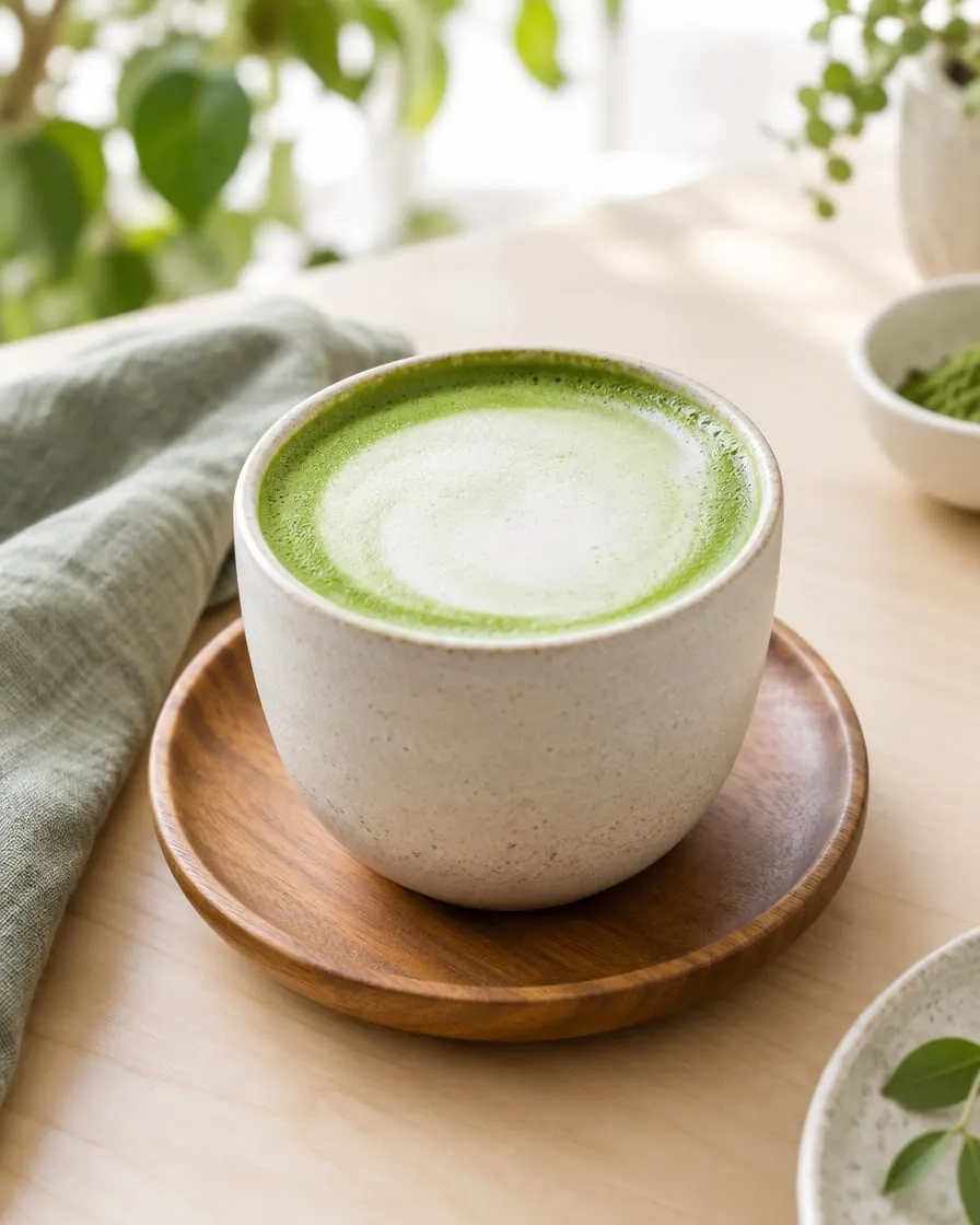 Matcha Latte (Demo-Bild, KI-erzeugt)
