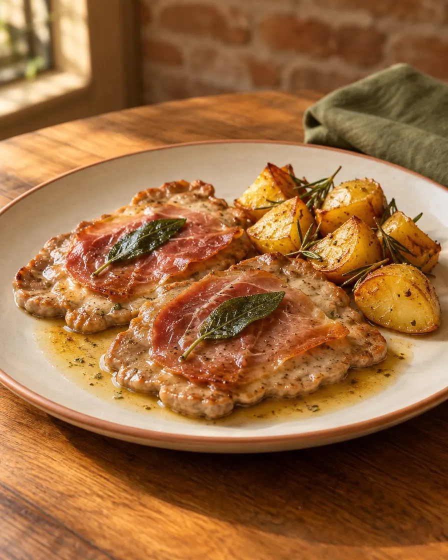 Saltimbocca alla Romana (Demo-Bild, KI-erzeugt)