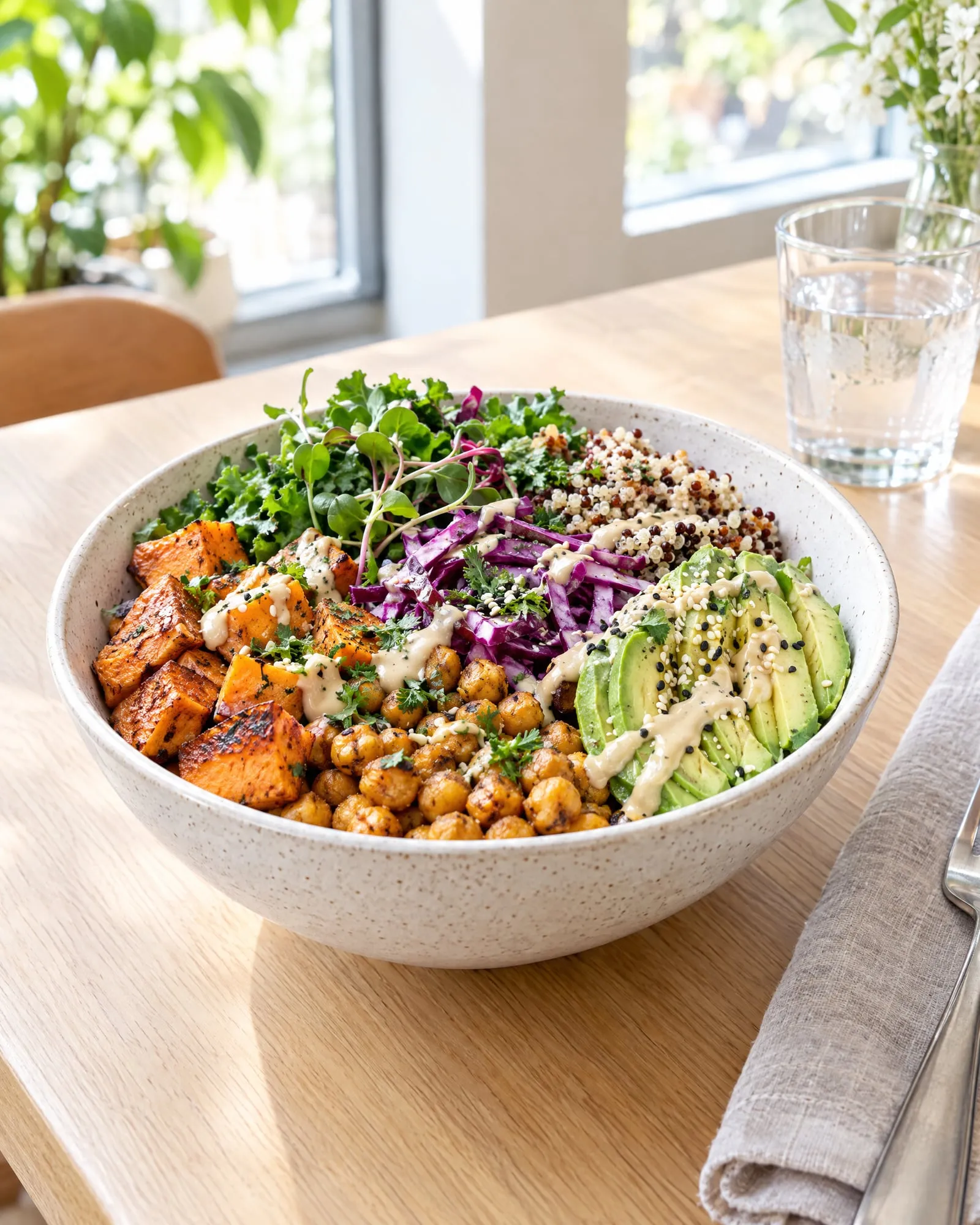 Buddha Bowl (Demo-Bild, KI-erzeugt)