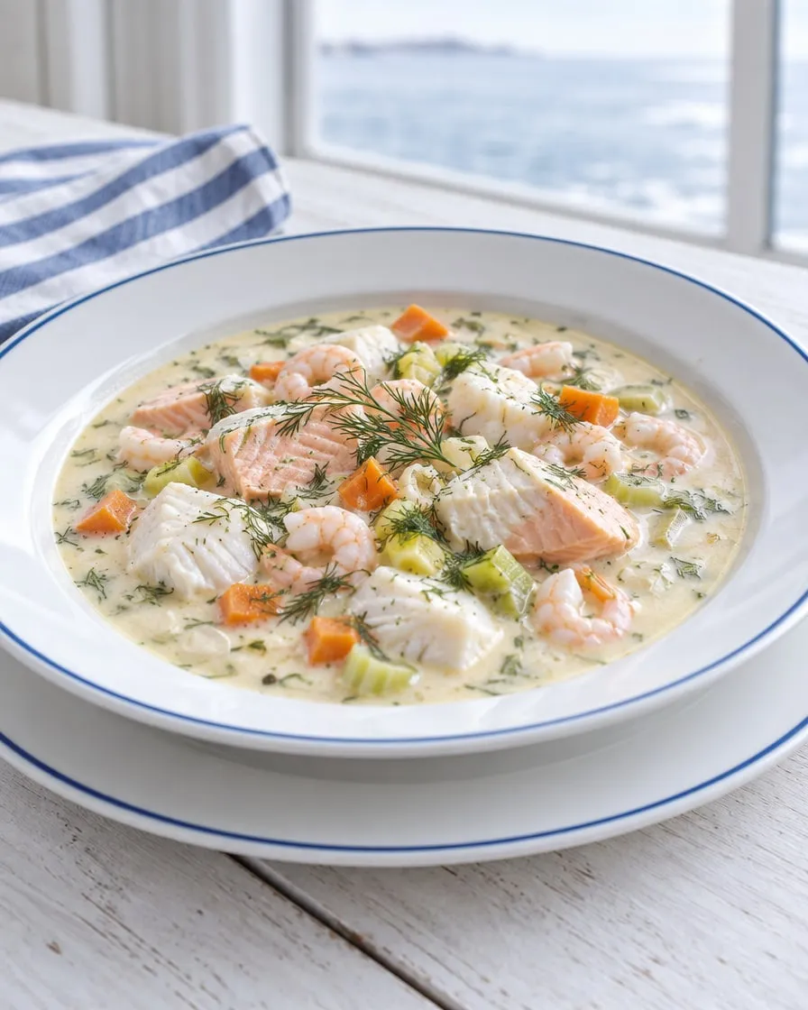 Hamburger Fischsuppe (Demo-Bild, KI-erzeugt)