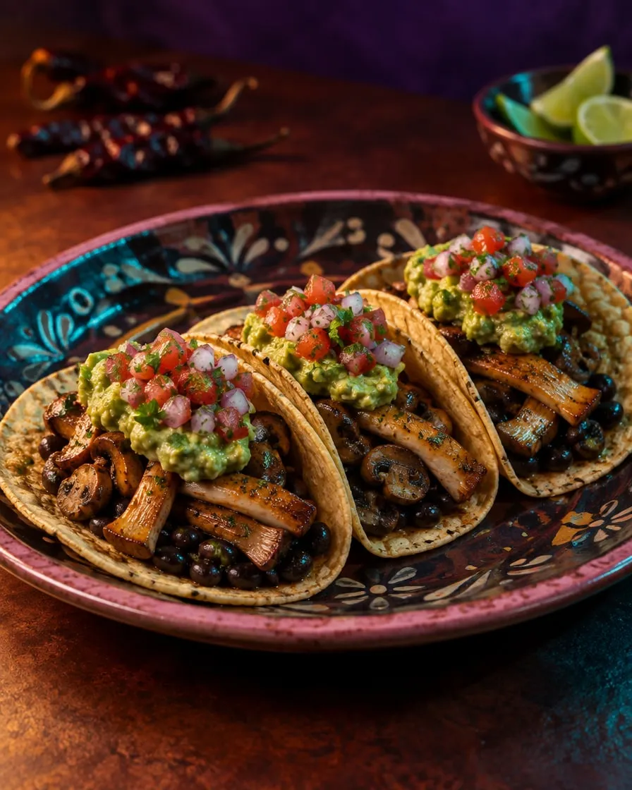 Tacos de Hongos (Demo-Bild, KI-erzeugt)