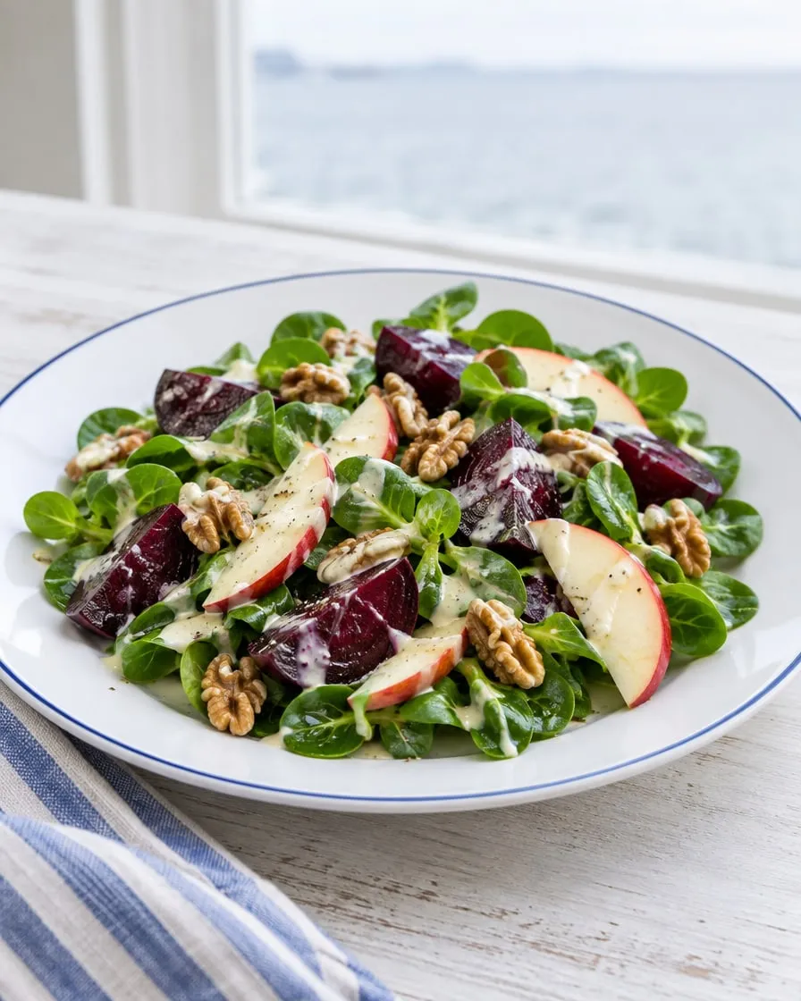 Rote-Bete-Salat mit Meerrettich (Demo-Bild, KI-erzeugt)